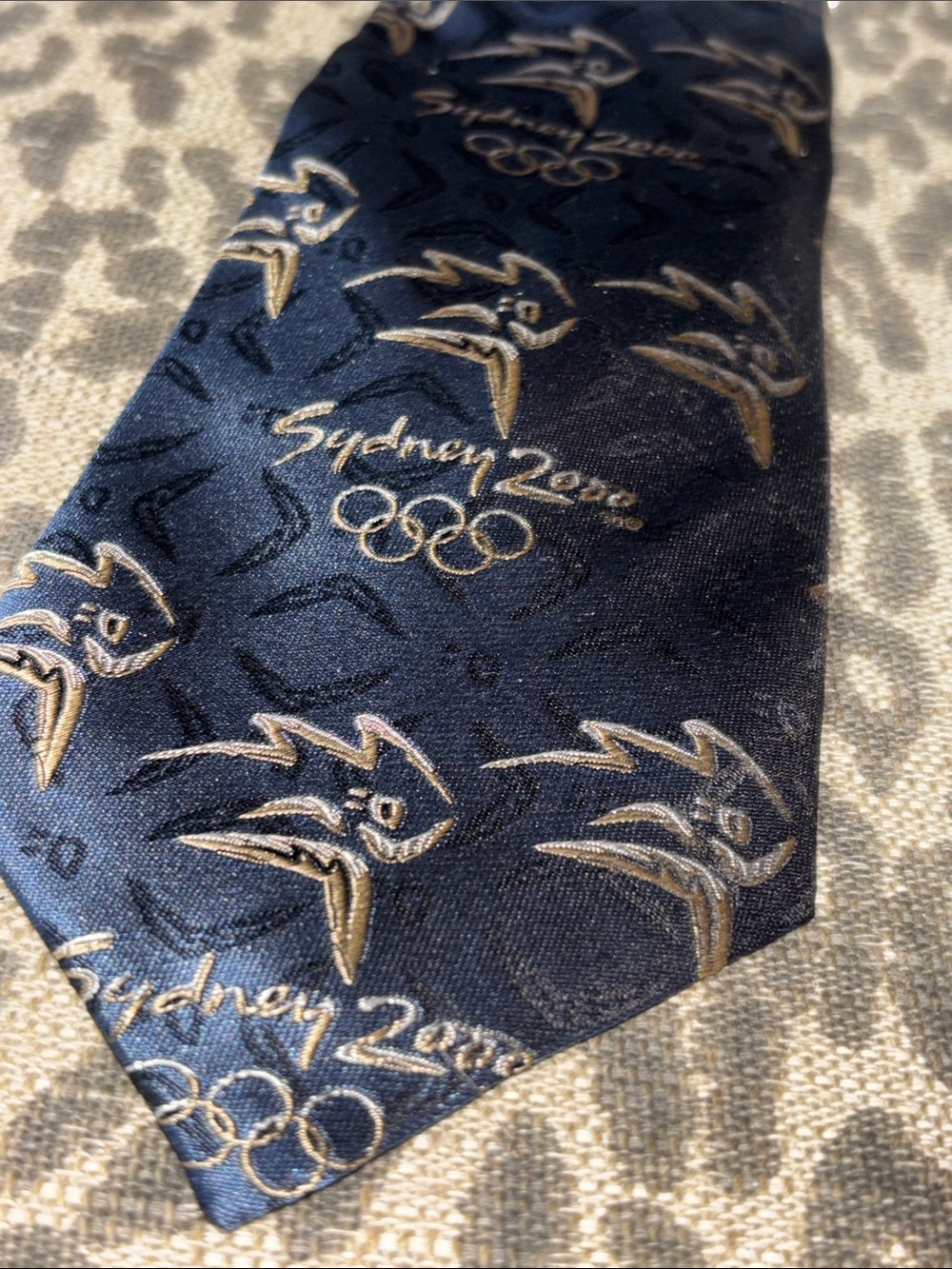 Vintage Y2K Olympics Sydney Australia necktie official Olympic Games logo tie